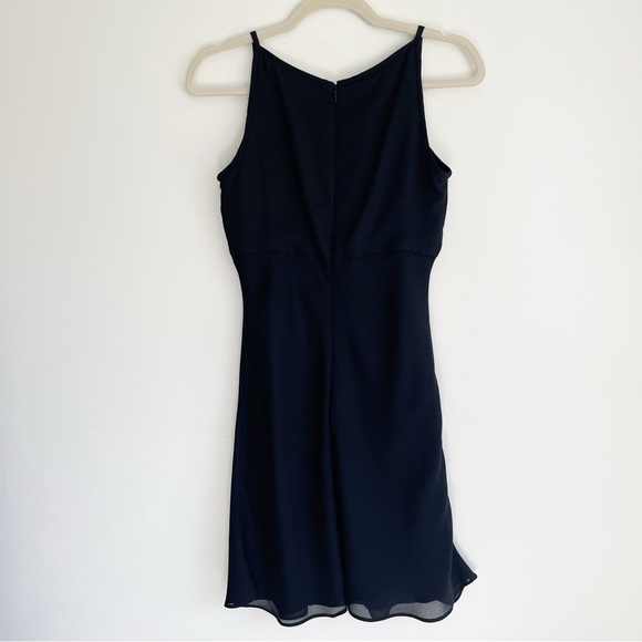 Jessica McClintock Gunne Sax y2k vintage little back dress mini short roses 4 - Picture 2 of 14